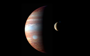 Вид на Юпитер с Pluto-bound New Horizon