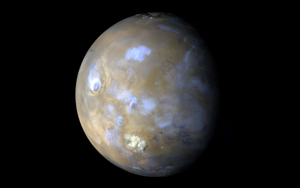 Облака и пыльные бури на Марсе